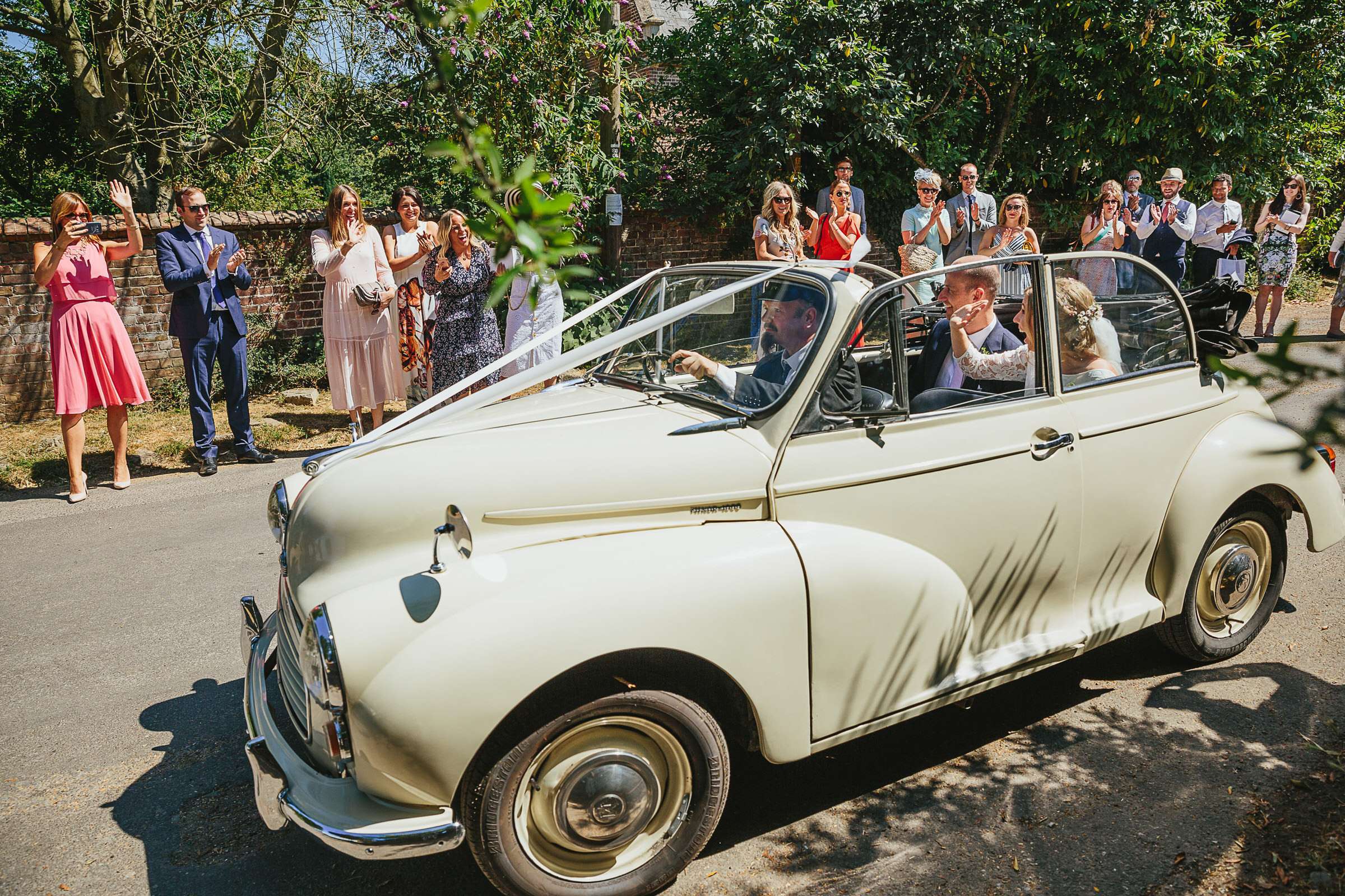vintage wedding car kent