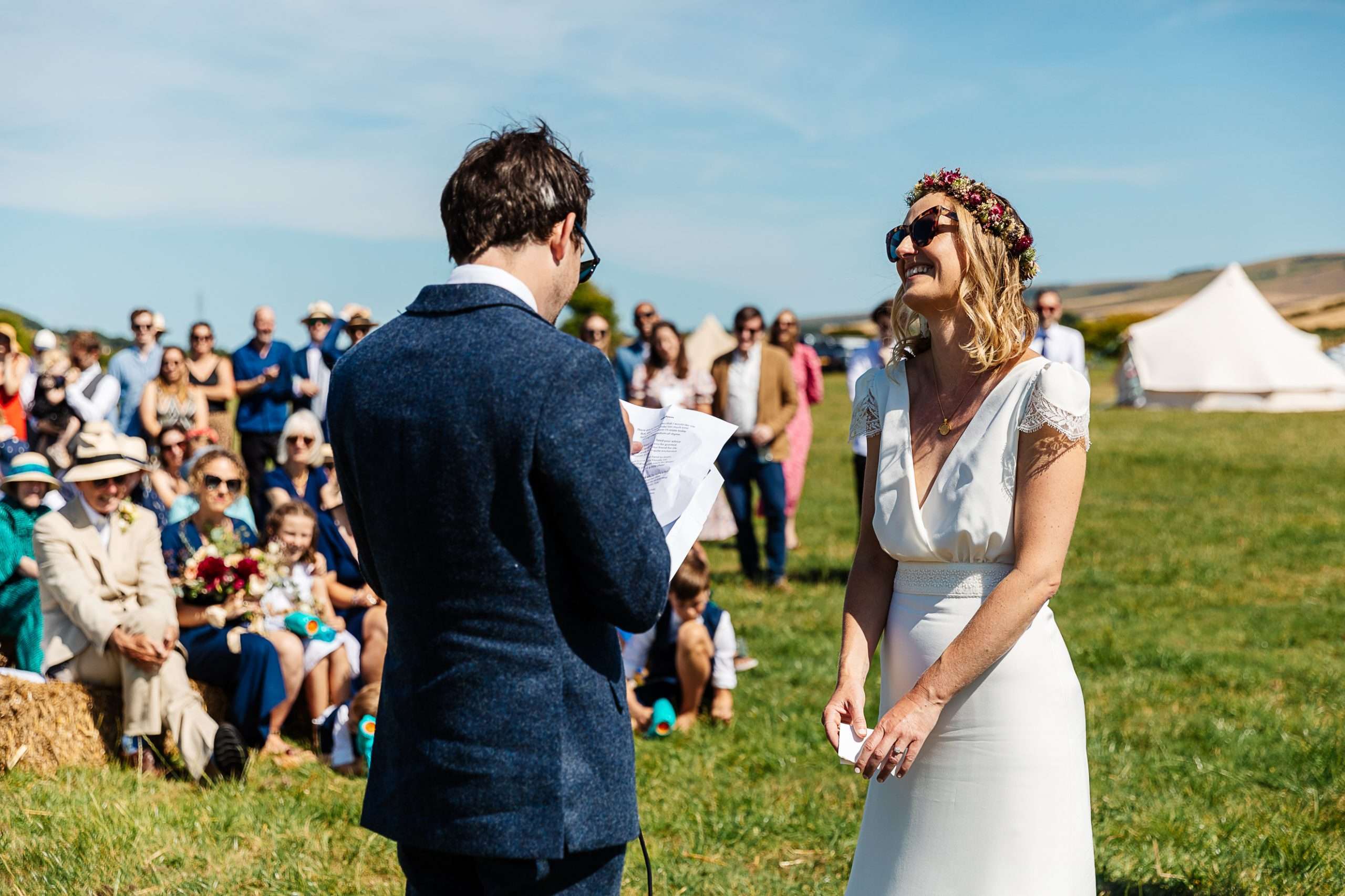 The Party Field Wedding, Lewes - Amy & Luke