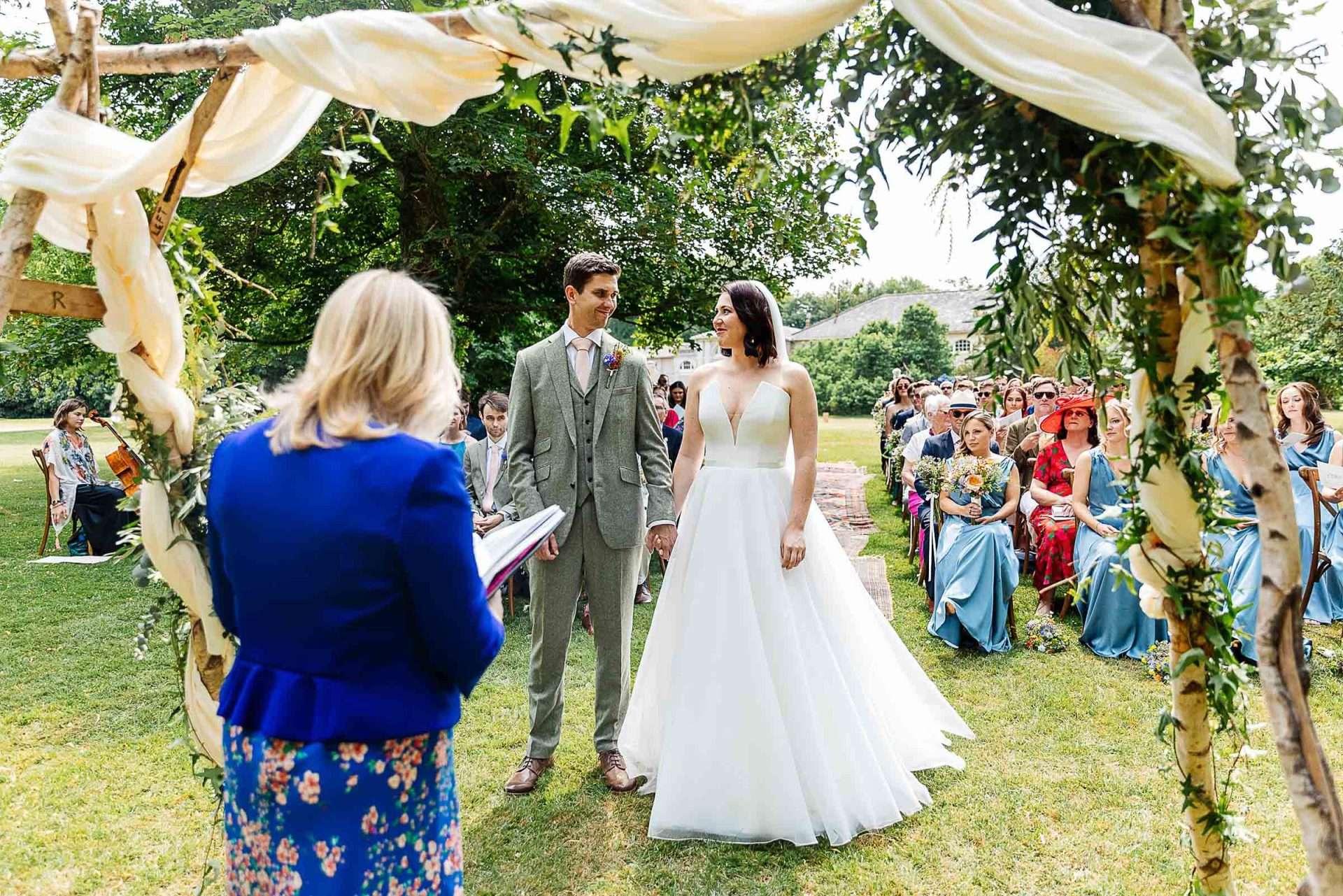 firle place outdoor ceremony