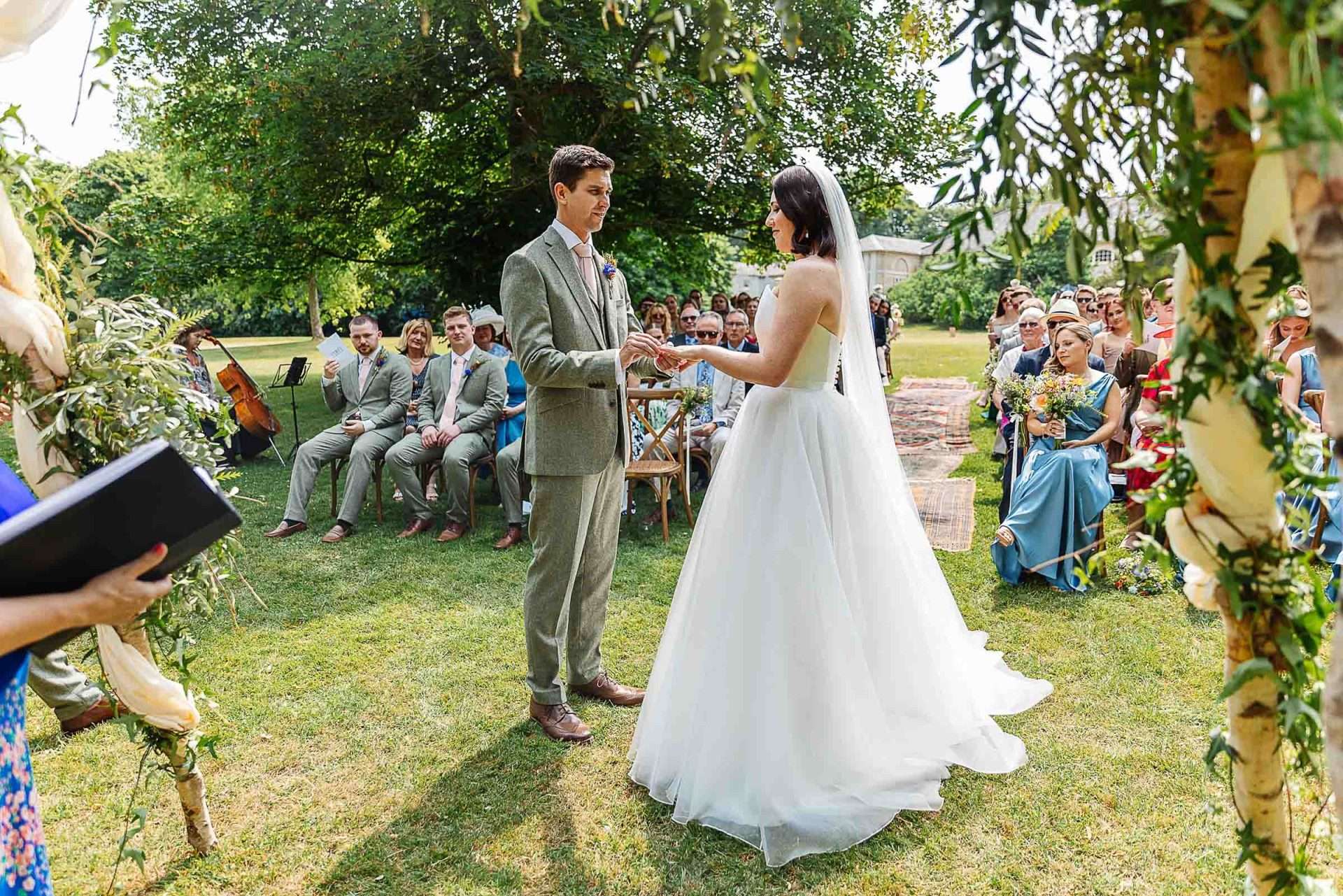 Firle Place Outdoor Ceremony - Alice & Ben